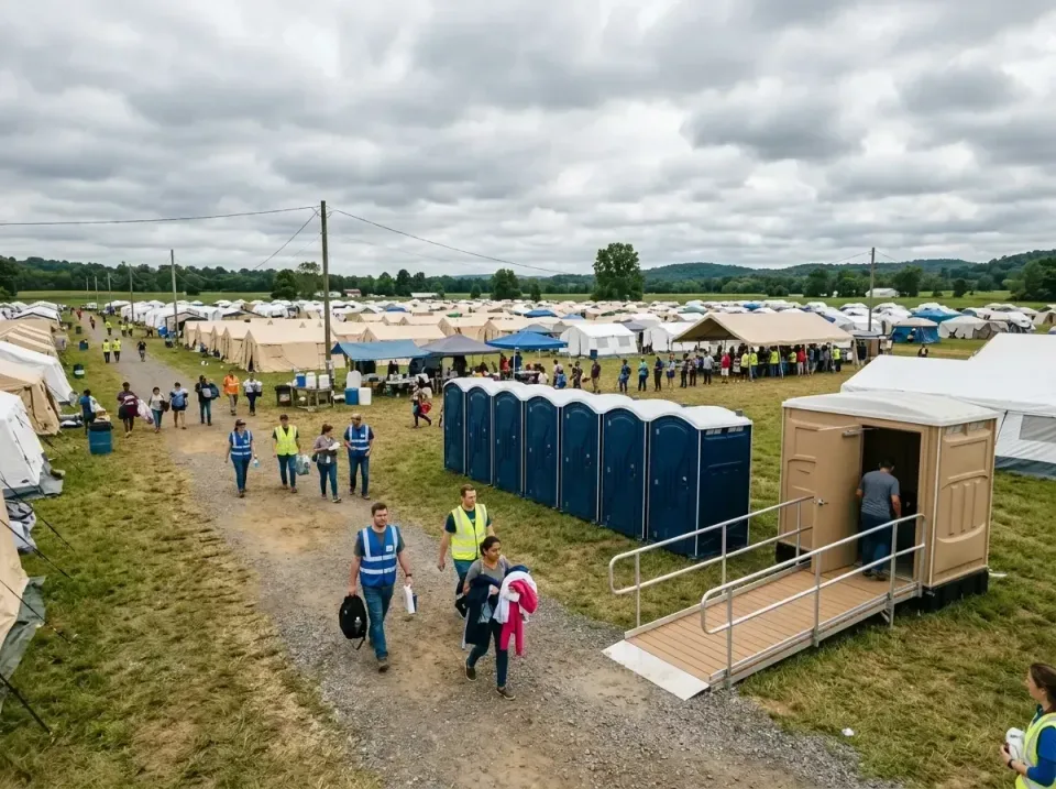 disaster-relief-camp-restrooms-010 — frequently asked questions, Dumpster & Portable Bathrooms Rental in Florissant, MO